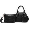 imageSteve Madden Warren Satchel Gift Set Black Clear