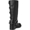 imageSteve Madden Womens Rocky Knee High BootBlack Leather