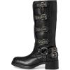 imageSteve Madden Womens Rocky Knee High BootBlack Leather