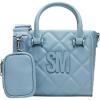 imageSteve Madden Bbabi Quilted Top Handle CrossbodyCoronet Blue