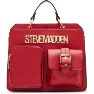 imageSteve Madden Bevelyn Utility Pocket Convertible Crossbody BagCrimson Red