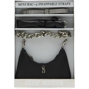 imageSteve Madden Chris Shoulder Bag with Swappable Straps Gift Set Black