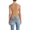 imageSteve Madden Womens Metallic Racerback TankGold