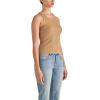 imageSteve Madden Womens Metallic Racerback TankGold