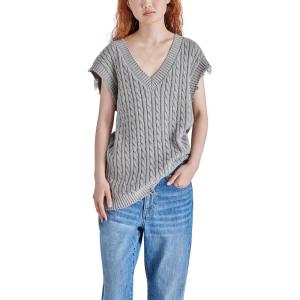 imageSteve Madden Womens Aiden Sweater VestHeather Grey