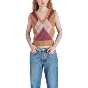 imageSteve Madden Womens Ella Sweater VestTann