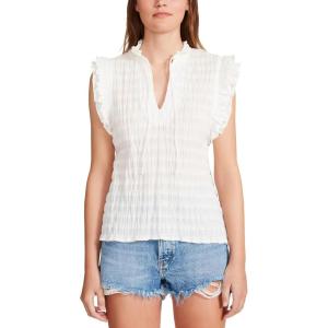 imageSteve Madden Womens Hearts a Flutter TopOptic White