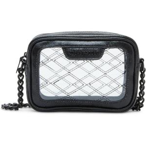 imageSteve Madden Bjelly Clear Quilted Stitch Camera Bag Black
