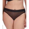 imageSteve Madden Womens Mesh HighLeg Bikini UnderwearBlack