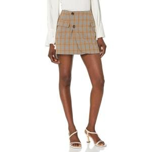 imageSteve Madden Womens Lark Wrap SkirtGrey Plaid