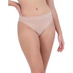 imageSteve Madden Womens Mesh HighLeg Bikini UnderwearRose Dust