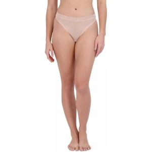 imageSteve Madden Womens Mesh HighLeg Thong UnderwearRose Dust