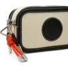 imageSteve Madden Derrick Double Zip Crossbody BlackWhite
