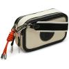 imageSteve Madden Derrick Double Zip Crossbody BlackWhite