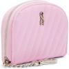 imageSteve Madden Womens Jadezh Diagonal Quilted Dome CardholderPink