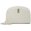 imageSteve Madden Womens Jadezh Diagonal Quilted Dome CardholderChalk