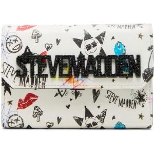 imageSteve Madden Fenix Mini Wallet on a Chain White Multi