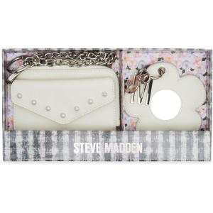 imageSteve Madden Womens Blooms Wallet ampamp Flower Mirror Box SetChalk