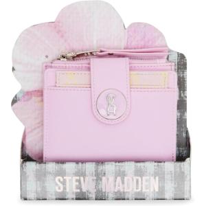 imageSteve Madden Womens Jadynf Bifold with Removable Card CasePink
