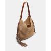 imageSteve Madden Coltie Straw Hobo WFringe Cognac