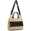 imageSteve Madden LopezS Large Straw Satchel WMini Bag Natural