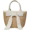 imageSteve Madden Boww Mini Straw Top Handle WBowWhite Multi