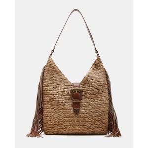 imageSteve Madden Coltie Straw Hobo WFringe Cognac