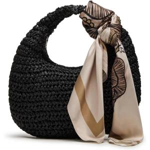 imageSteve Madden Daenrys Straw HoboBlack