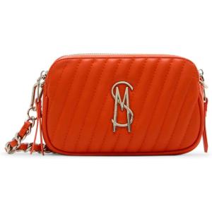 imageSteve Madden Daisyh Diagonal Quilted Double Zip CrossbodyOrange