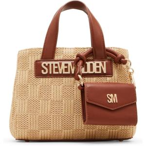 imageSteve Madden Flores Raffia Mini ToteCognac