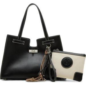 imageSteve Madden Onyx Tote WPouch Black