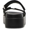 imageSteve Madden Womens Bigmayven Wedge SandalBlack Leather