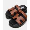 imageSteve Madden Womens Bigmayven Wedge SandalCognac Leather