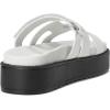 imageSteve Madden Womens Bigmayven Wedge SandalWhite Leather