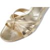 imageSteve Madden Womens Cary Heeled SandalGold Leath
