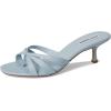 imageSteve Madden Womens Cary Heeled SandalLight Blue Leather
