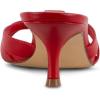 imageSteve Madden Womens Cary Heeled SandalRed Leather