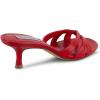 imageSteve Madden Womens Cary Heeled SandalRed Leather