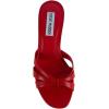 imageSteve Madden Womens Cary Heeled SandalRed Leather