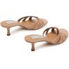 imageSteve Madden Womens Cary Heeled SandalTan Patent
