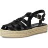 imageSteve Madden Womens Marlin Fisherman SandalBlack Leather