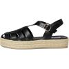 imageSteve Madden Womens Marlin Fisherman SandalBlack Leather