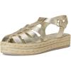 imageSteve Madden Womens Marlin Fisherman SandalGold Leather