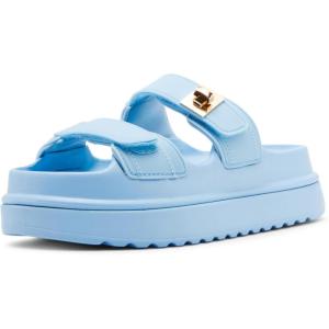 imageSteve Madden Womens Bigschmona Slide SandalBlue Jelly