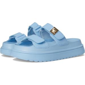 imageSteve Madden Womens Bigschmona Slide SandalLight Blue Jelly