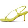 imageSteve Madden Womens Locke Heeled SandalLime Leather