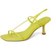 imageSteve Madden Womens Locke Heeled SandalLime Leather