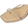 imageSteve Madden Womens Locke Heeled SandalTaupe Raffia