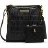 imageSteve Madden Glamjem Crossbody and Wallet SetBlack