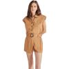 imageSteve Madden womens Amabel RomperCaramel Cafe